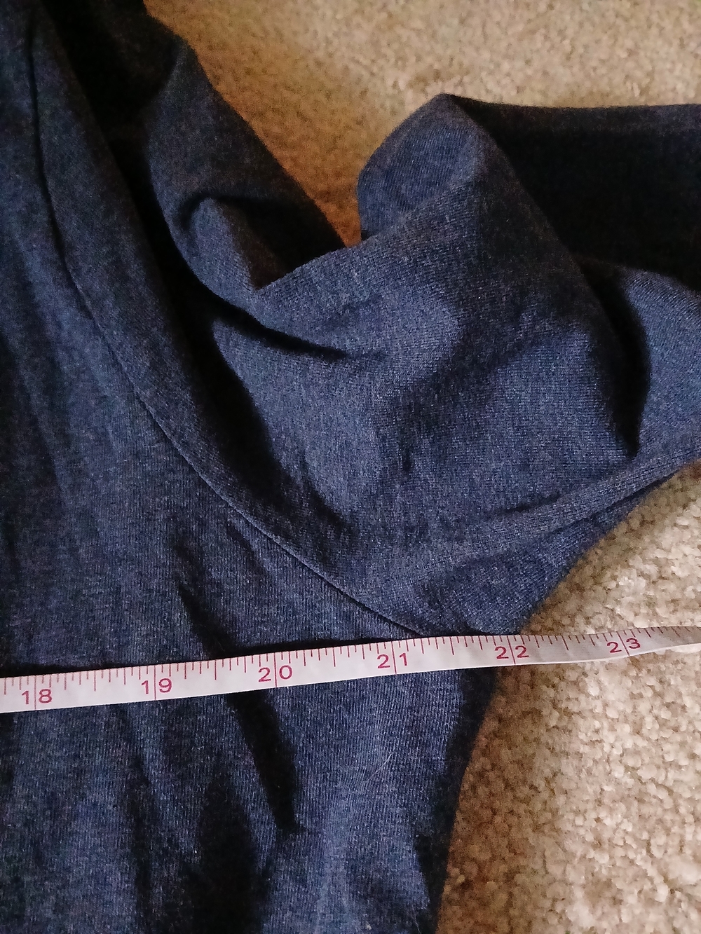 Pact Open-Front Robe in Navy - Picture 4 of 5